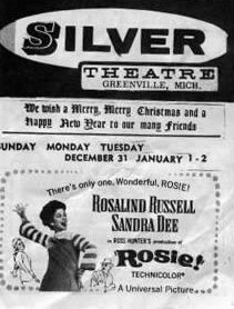 Silver Theatre - Old Ad For Silver (newer photo)